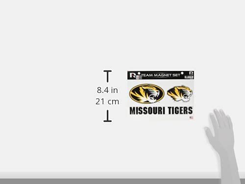 Missouri Tigers University of Multi Magnet Sheet Shape Cut 8x11 Inch by Fielders Choice