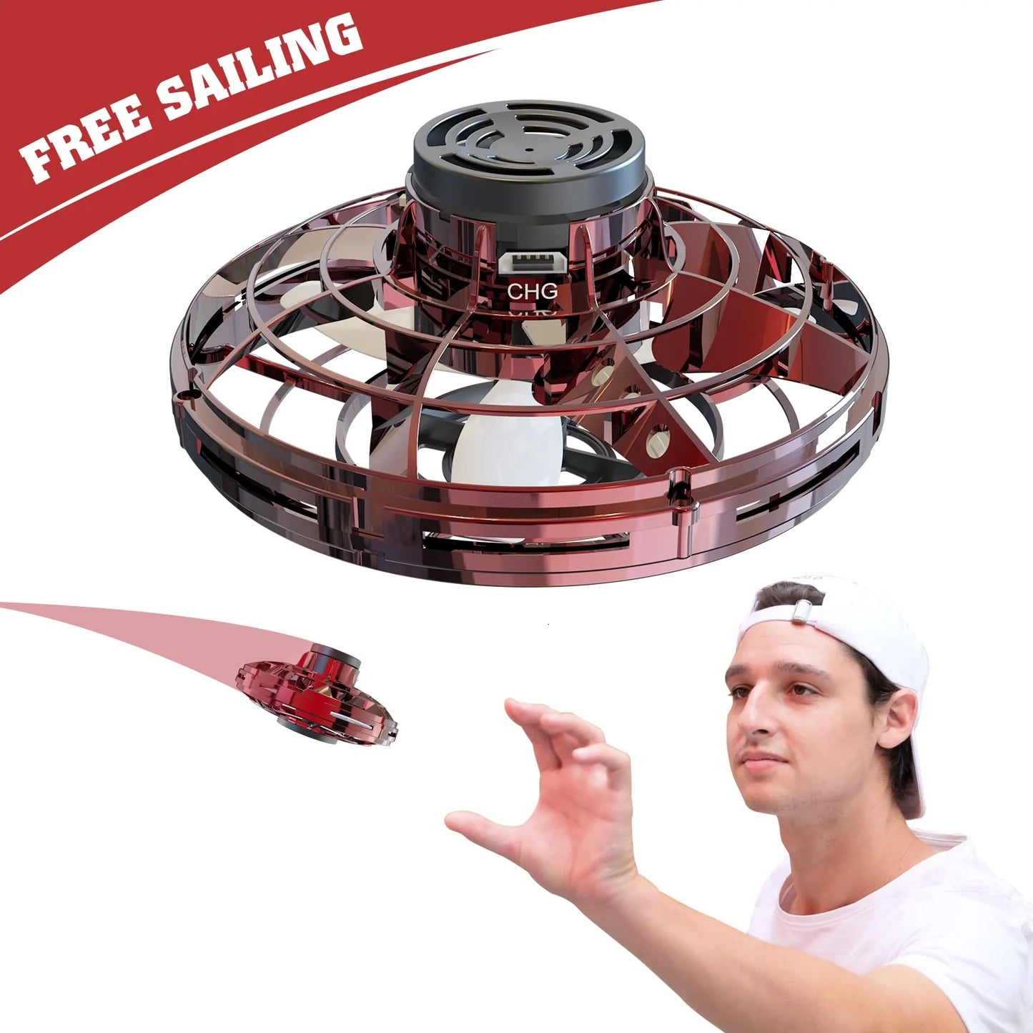 Flynova Free-Route Flying Spinner: The Ultimate Flying Toy Gift! by Anti Spier