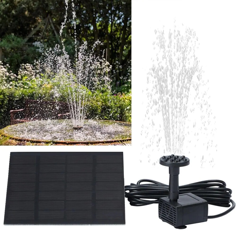 Solar Power Fountain Submersible Floating Water Pump Bird Bath Pond Garden Pool by Anti Spier