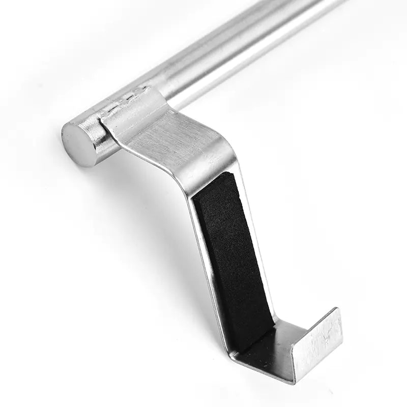 Stainless Steel Single Rod Towel Rack for Cabinet Doors by Anti Spier