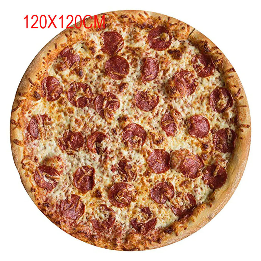Round Pizza Blanket by Anti Spier