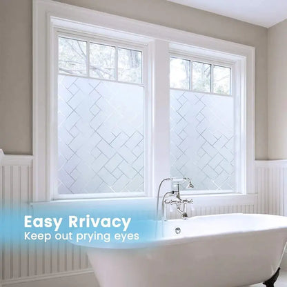 Window Privacy Film - Static Cling UV Blocking Vinyl by Anti Spier