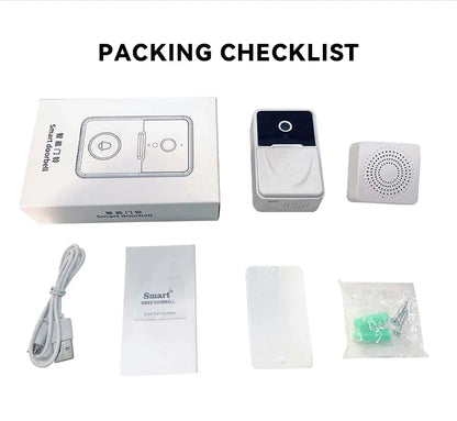 Wireless Security WiFi Smart Doorbell Intercom Video Camera Bell Chime Door Ring by Anti Spier