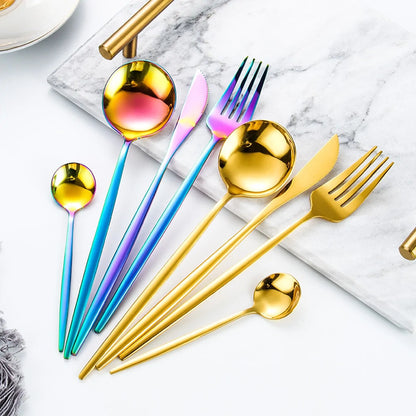 24 Pieces Luxury Cutlery Set by Anti Spier