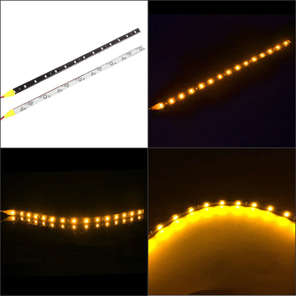 Lot Waterproof 12''/15 DC 12V Motor LED Strip Underbody Light For Car Motorcycle by Anti Spier