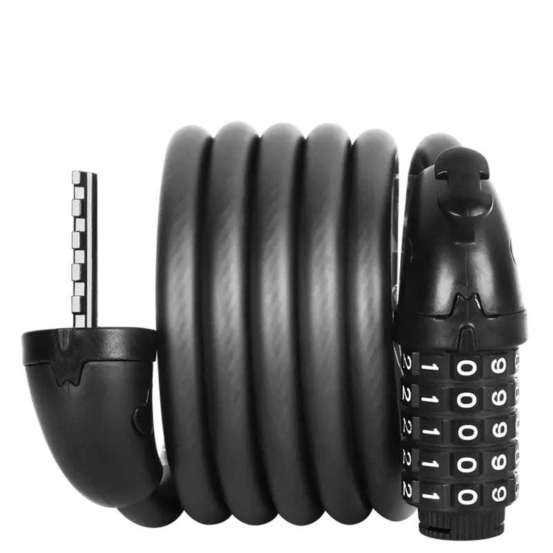 Bicycle Combination Lock with Steel Cable for Security by Anti Spier