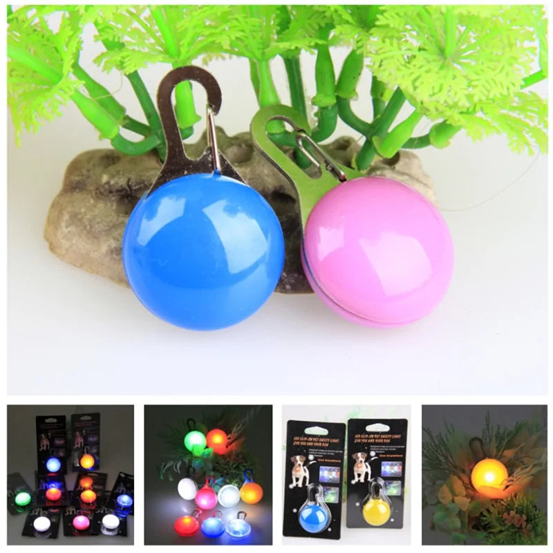 LED Pet Collar Pendant for Night Safety by Anti Spier