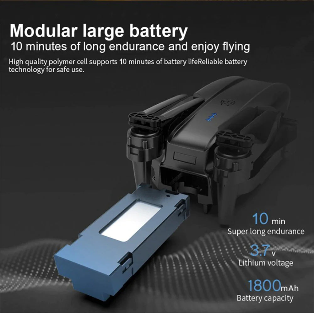 Drones Quadcopter 5G 4K GPS Drone X Pro with HD Dual Camera WiFi FPV Foldable RC by Anti Spier