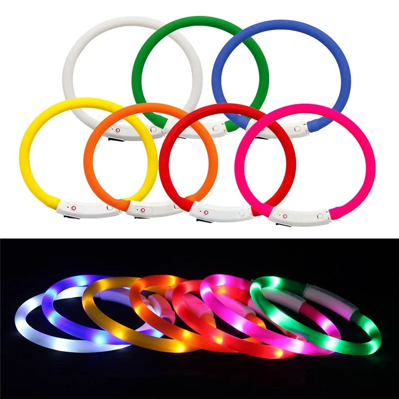 LED Collar Night Safety For Pets by Anti Spier