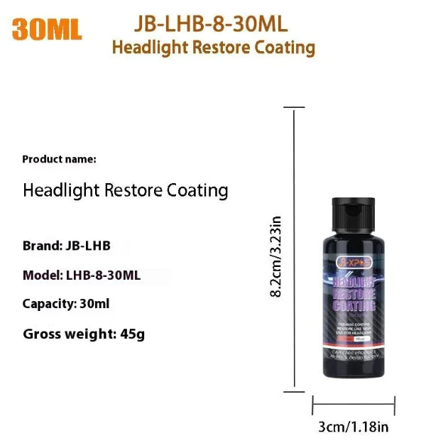 Headlight Restore Coating by Anti Spier