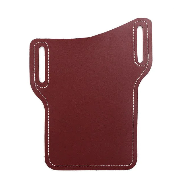 Men Cell Phone Belt Pack Bag Loop Waist Holster Pouch Case Leather Wallet Cover by Anti Spier