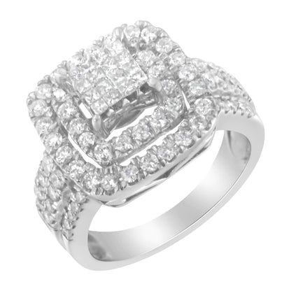 14KT White Gold Diamond Cocktail Ring (1 1/2 cttw, H-I Color, SI2-I1 Clarity) by Anti Spier