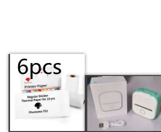 Portable Mini Thermal Label Printer Home Photo Printer Student Wrong Question Printer Bluetooth Mini Label Printer Price Tag by Anti Spier