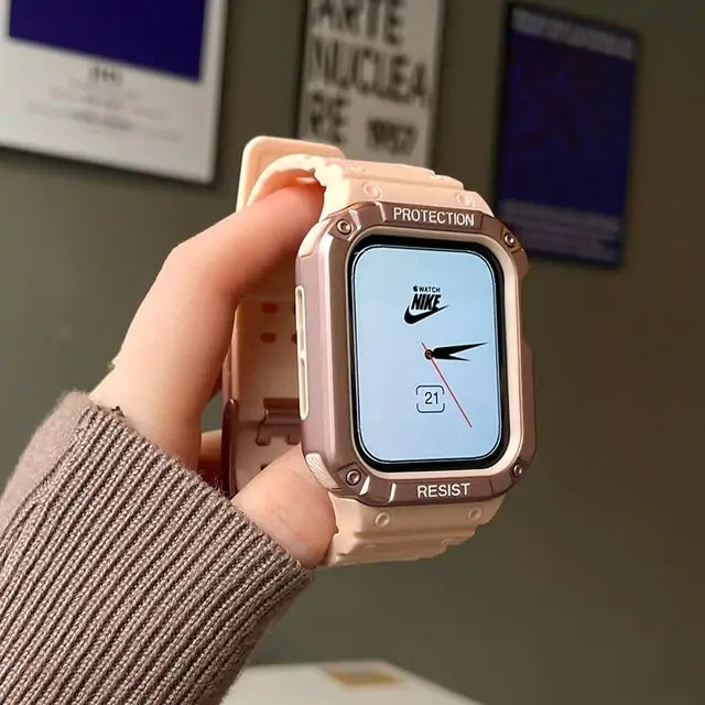 Watch Band & Case For iWatch Series 7 6 SE 5 by Anti Spier