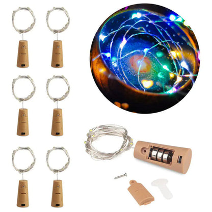 LED Bottle Cork Lights with Battery Box by Anti Spier