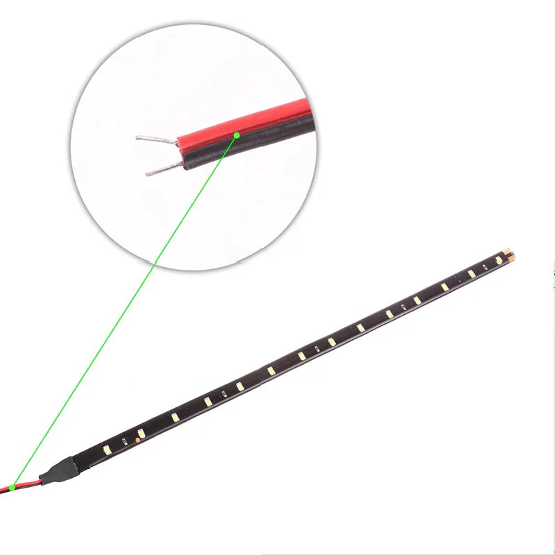Lot Waterproof 12''/15 DC 12V Motor LED Strip Underbody Light For Car Motorcycle by Anti Spier