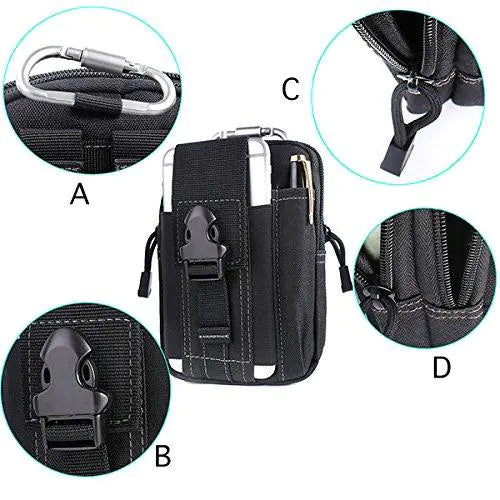 Compact Multi-Purpose Gadget Pouch Waist Bag by Anti Spier