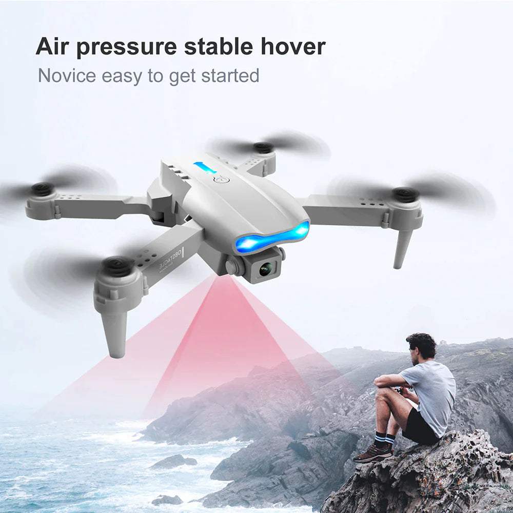 Drones Quadcopter 5G 4K GPS Drone X Pro with HD Dual Camera WiFi FPV Foldable RC by Anti Spier