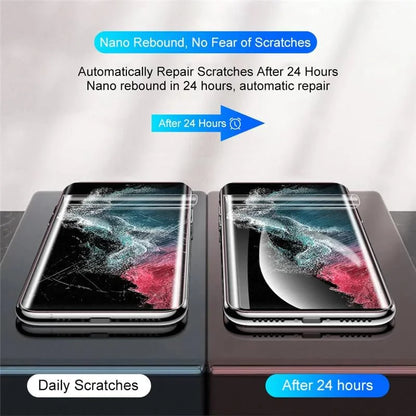 Tempered Glass Screen Protector Lens Hydrogel For Samsung S23 S22 Ultra Plus USA by Anti Spier