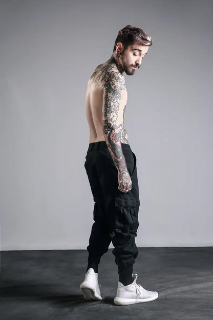 Men's Streetwear Camouflage Cargo Pants in Loose Fit by Anti Spier