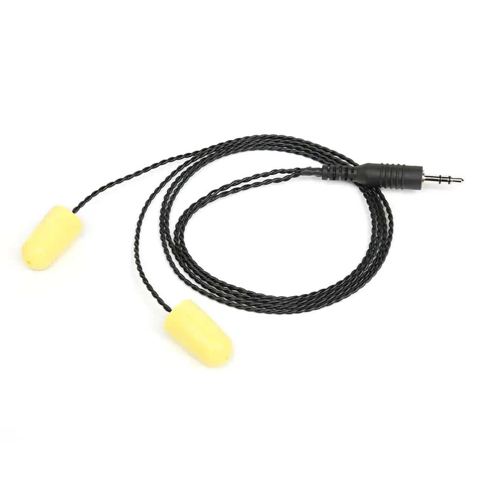 BANDARICOMM Racing Radio Earbuds 1/8" Plug Alpha Foam Stereo Earbud Speaker for Hearing Protection Noise Reduction by Anti Spier