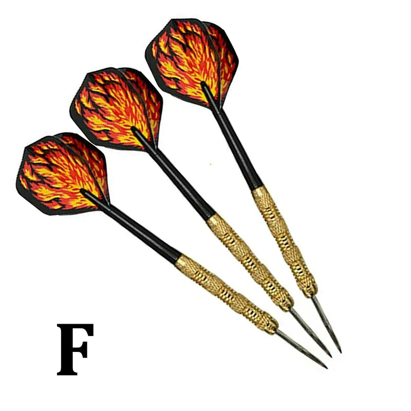 5 Sets (15Pcs) Steel Tip Professional Darts Set Darts Slim Barrel Dart Flights by Anti Spier