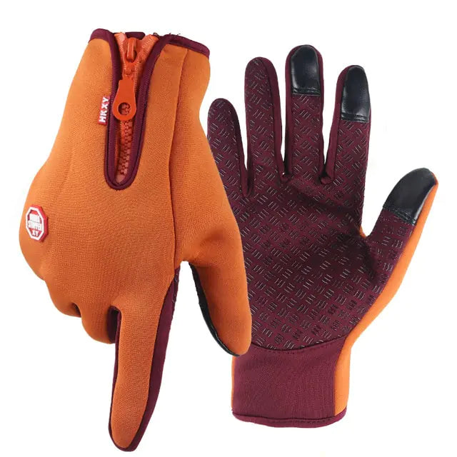 Unisex Touchscreen Thermal Full Finger Gloves by Anti Spier