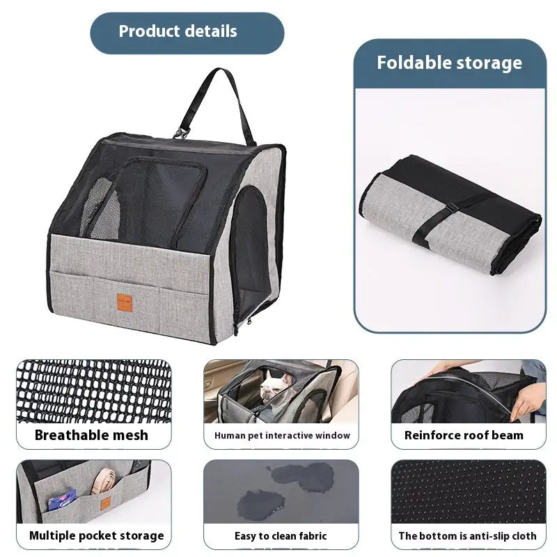 Foldable Car Waterproof And Portable Pet Bag by Anti Spier