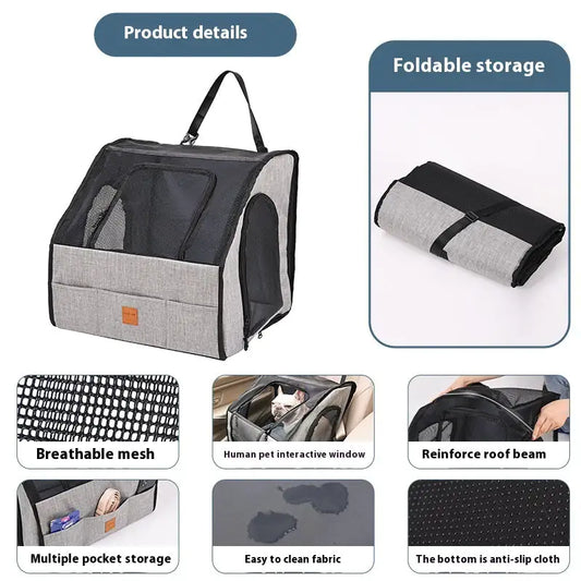 Foldable Car Waterproof And Portable Pet Bag by Anti Spier