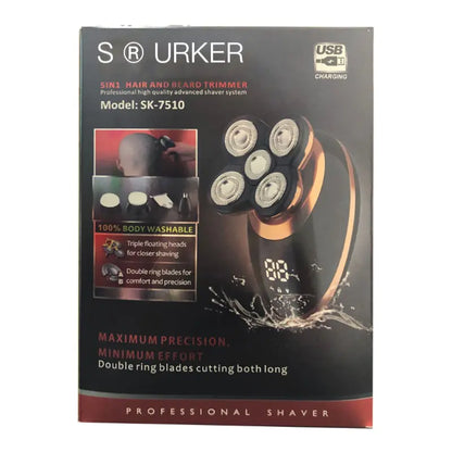 Smart LED Display Electric Hair Clipper for Men by Anti Spier