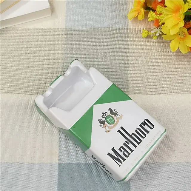Retro Ceramic Cigarette Case Ashtray by Anti Spier