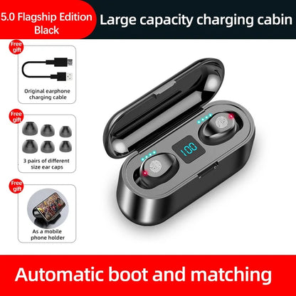 Bluetooth 5.0 Wireless Earbuds by Anti Spier