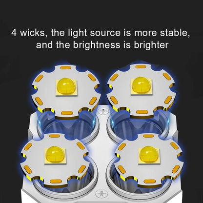 Multi-Functional Bright Flashlight by Anti Spier