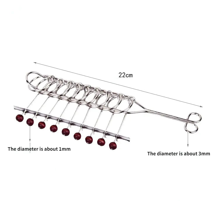 8-Piece Metal Montessori IQ Brain Teaser Puzzle Set for All Ages by Anti Spier