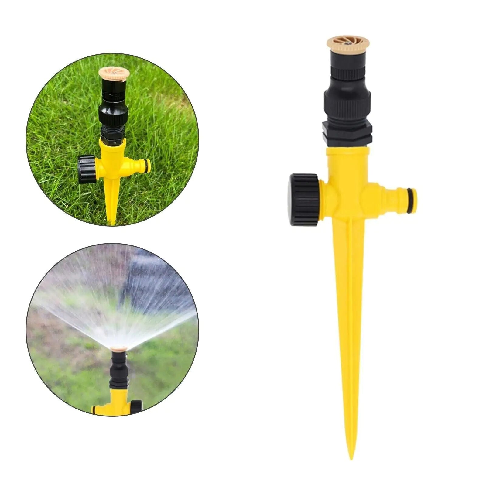360° Rotation Auto Irrigation System Garden Lawn Sprinkler Patio Save Water USA by Anti Spier