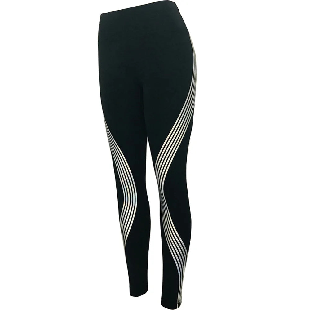 Rainbow Reflective Leggings For Women by Anti Spier
