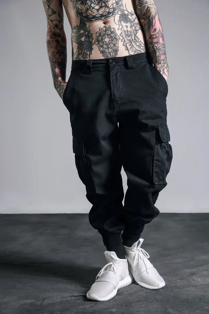 Men's Streetwear Camouflage Cargo Pants in Loose Fit by Anti Spier