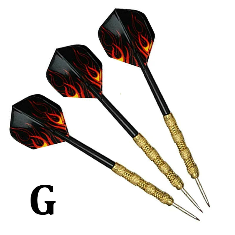 5 Sets (15Pcs) Steel Tip Professional Darts Set Darts Slim Barrel Dart Flights by Anti Spier