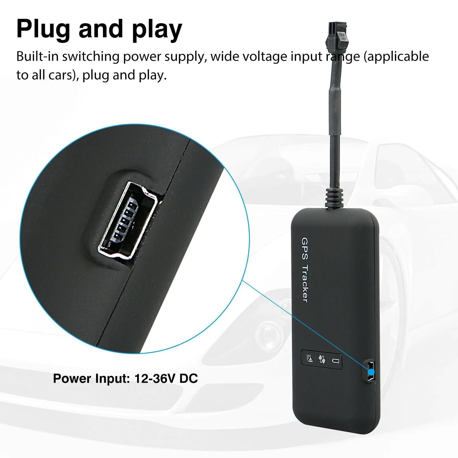 Real Time GPS Tracker Tracking Locator Device GPRS GSM Car/Motorcycle Anti Theft by Anti Spier