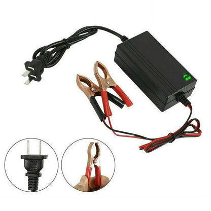 Portable 12V Auto Car Battery Charger Truck Trickle Maintainer Boat Motorcycle by Anti Spier