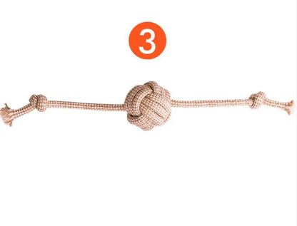 Cotton Hemp Dog Toy Set by Anti Spier