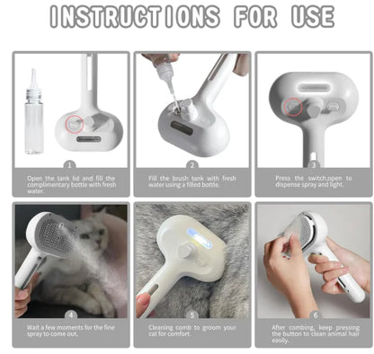Pet Hair Spray Brush by Anti Spier