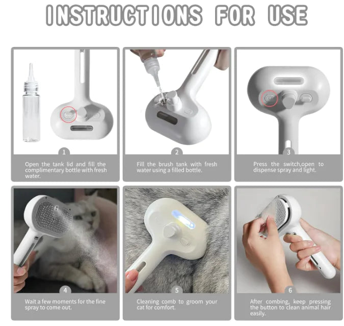 Pet Hair Spray Brush by Anti Spier