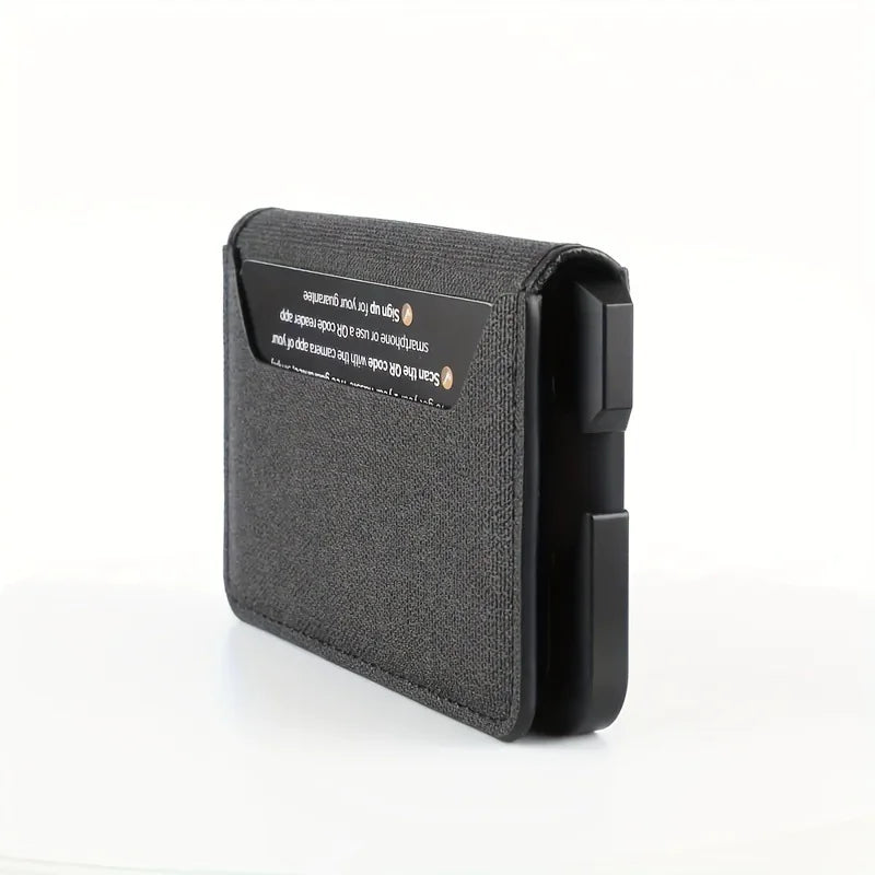 Men's Slim Metal Leather Wallet by Anti Spier