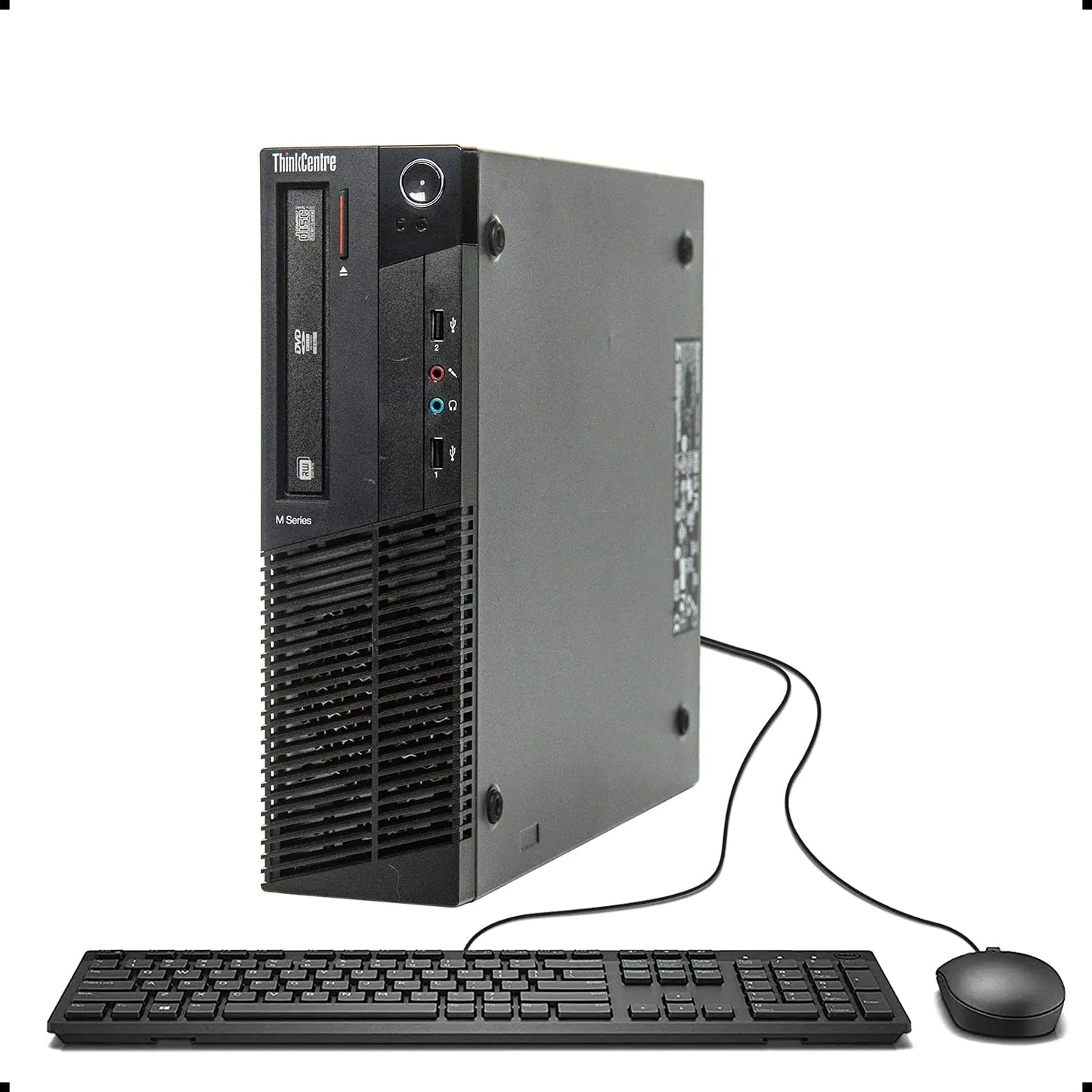 Lenovo ThinkCentre M82 Small Form Factor Desktop PC Intel Core i5-3570 3.4GHz 8GB DDR3 RAM 256GB SSD Win-10 Pro x64 (Renewed) by Anti Spier