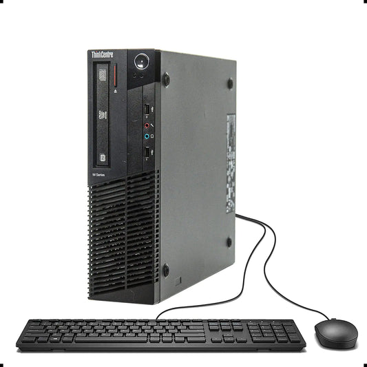 Lenovo ThinkCentre M82 Small Form Factor Desktop PC Intel Core i5-3570 3.4GHz 8GB DDR3 RAM 256GB SSD Win-10 Pro x64 (Renewed) by Anti Spier
