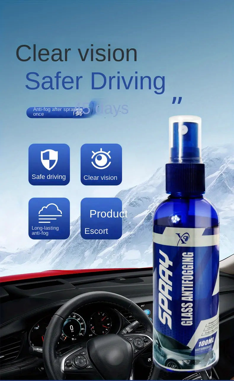 Automobile Anti-fog and Anti-rain Spray for Windshield by Anti Spier