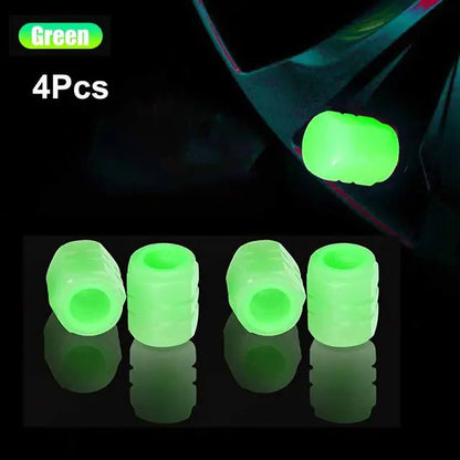 Glow in The Dark Tire Valve Caps by Anti Spier