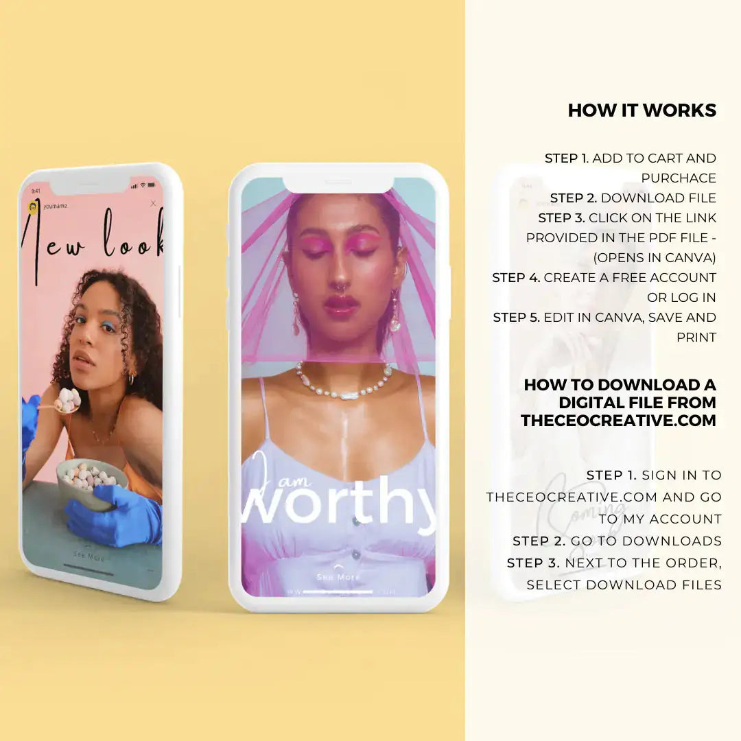 Downloadable Instagram Story 100 Template by Anti Spier