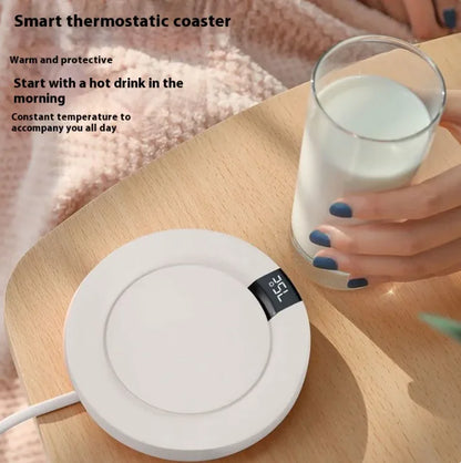 WarmBrew Constant Temperature Insulation Heating Milk Coaster by Anti Spier